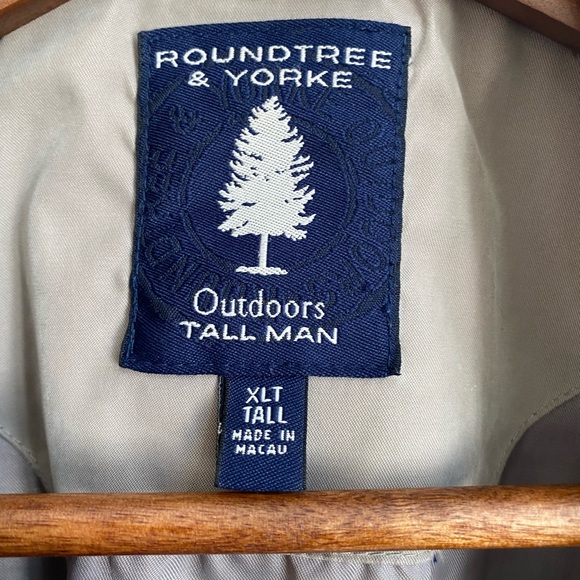 Vintage Roundtree & Yorke Outdoor Tall Man lightweight Jacket size XLT - Picture 3 of 11
